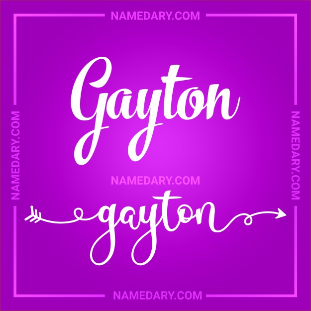 Gayton In Depth Name Meaning Popularity Trends And More Insights