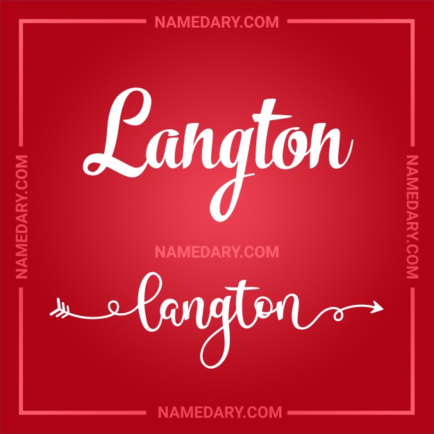 langton-meaning-origin-traits-more-namedary